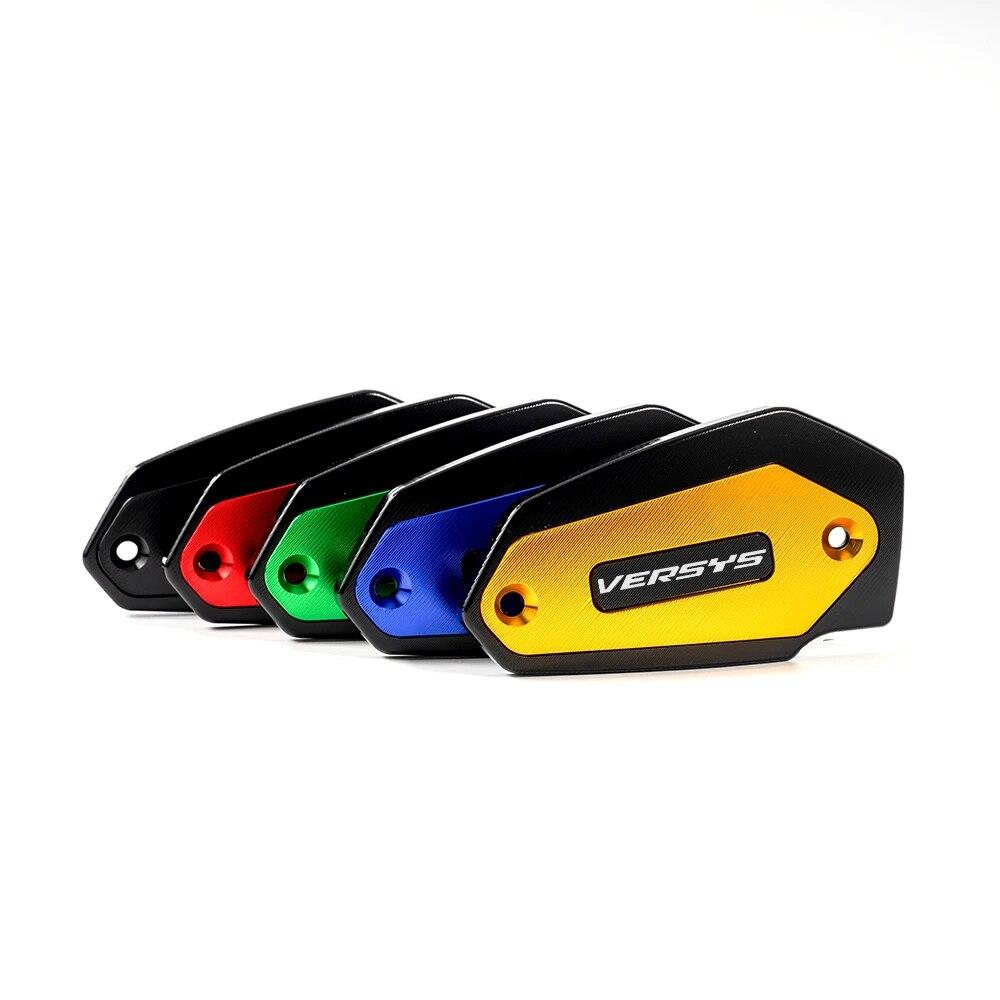 Motorcycle Accessories CNC Front & Rear Brake Fluid Cylinder Master Reservoir Cover Cap For Kawasaki VERSYS 650 1000