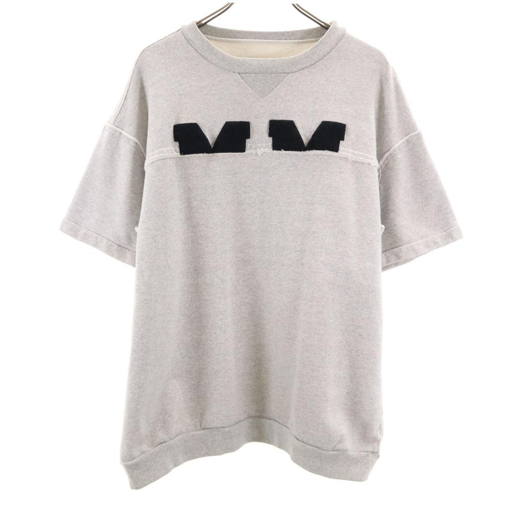 Maison Margiela Made In Italy Short Sleeve Sweat 10 Gray Men's Used