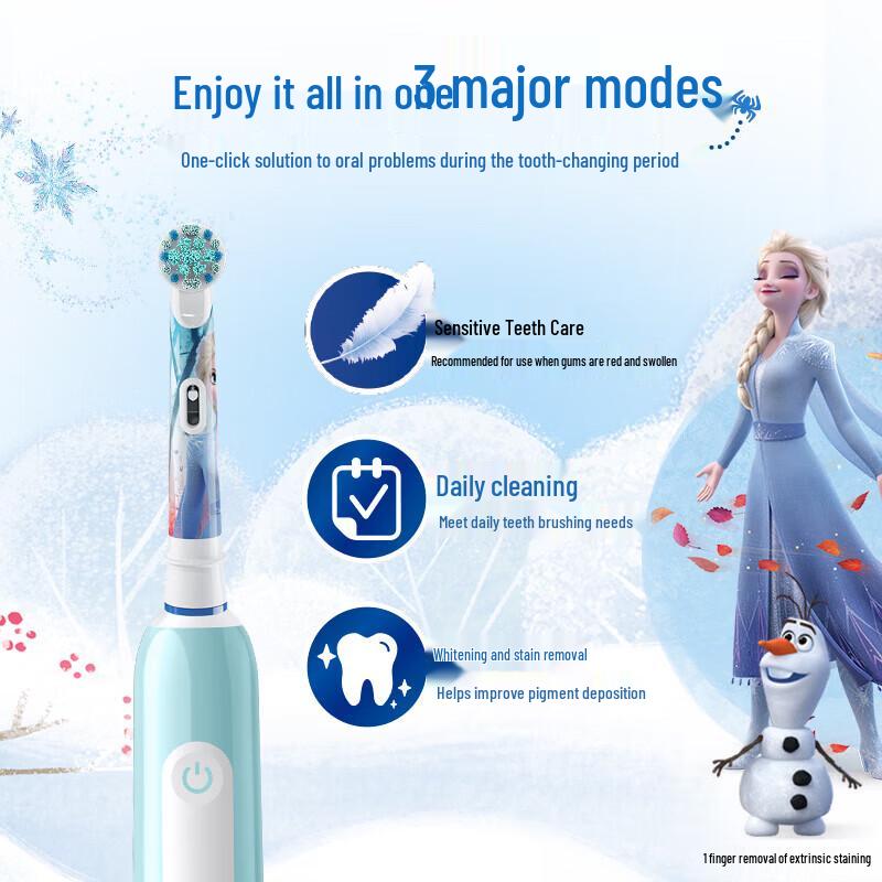 Oral-B Kids Electric Toothbrush, Ages 8-12, Frozen Edition