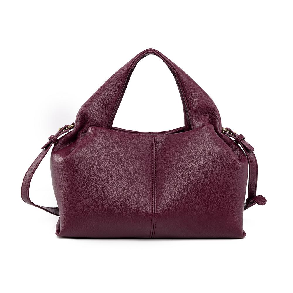 

Women s Handbag New Niche Cloud Bag Fashionable and Versatile Large Capacity Crossbody Bag Commuting Shoulder Bag фіолетовий