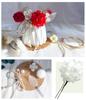 JZOON Ceremony Hair Ornament Colors Dried Breath Flowers for and Artificial Flower Decoration with Wadama and Mizuhiki Handmade with Kumihimo and