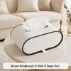 Elegant Leather Tissue Box for Home and Car – Oval Design for Easy Pull-Out