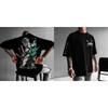 T-shirt a maniche corte da uomo Zoro Nuova Estiva Cotone Streetwear Top Casual Maglietta Grafica Oversize Abbigliamento Y2k Unisex