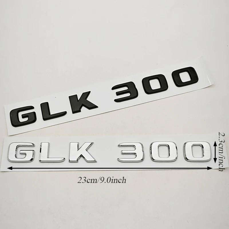ABS Car Sticker Logo GLK220 GLK300 GLK350 Rear Trunk Letters Badge Emblem For Mercedes Benz GLK Series GLK220 GLK300 GLK350