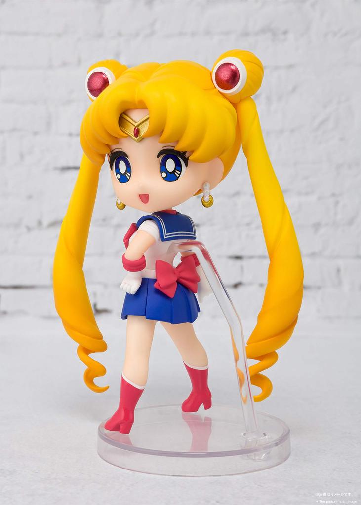 TAMASHII NATIONS Figuarts mini Pretty Guardian Sailor Moon Sailor Moon (Videresalgsutgave) Omtrent 90 mm PVC & ABS Malt Bevegelig Figur