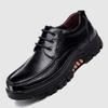 2024 2024 Men Slip on Shoes Leather Casual Shoes Platform Comfortable Driving Shoes for Man Spring Autumn Loafers Plus Size 38-48