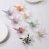 New Fairy Acetate Fiber Butterfly Hair Claw Colorful French Hair Styling Tools Accessories Retro Hair Clamps Sweet Hair Clip