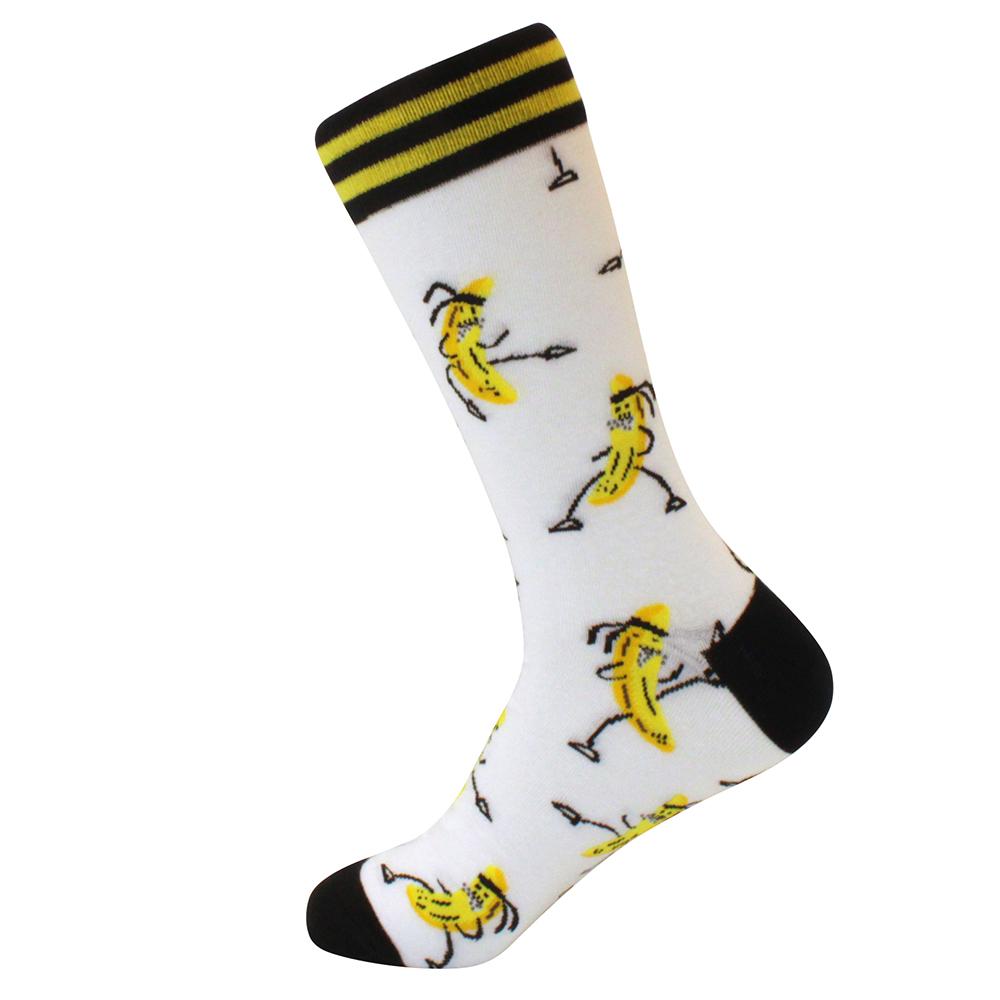 Fashion Funny Mens Socks Hip Hop Harajuku Kawaii Cartoon Cotton Socks Fruit Animal Beer Food Happy Casual Socks Gifts for Men