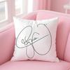 NJR NNNeymar Cushion Cover Pillowcase Short Plush Invisible zipper Room Sofa Cushion Cover