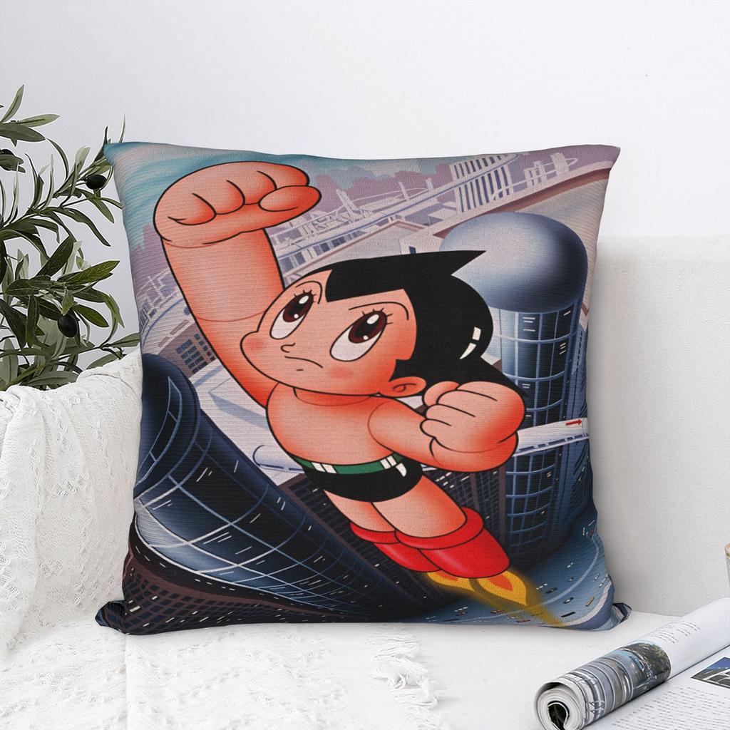 Pillow Cover Astro Cartoon Boy Funny Pillow Case For Sofa Car Home Decor Pillowcases