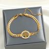 Stainless Steel Tree of Life Bracelet For Women Fashion Gold Plated Wrist Chain Waterproof  Lady Gift