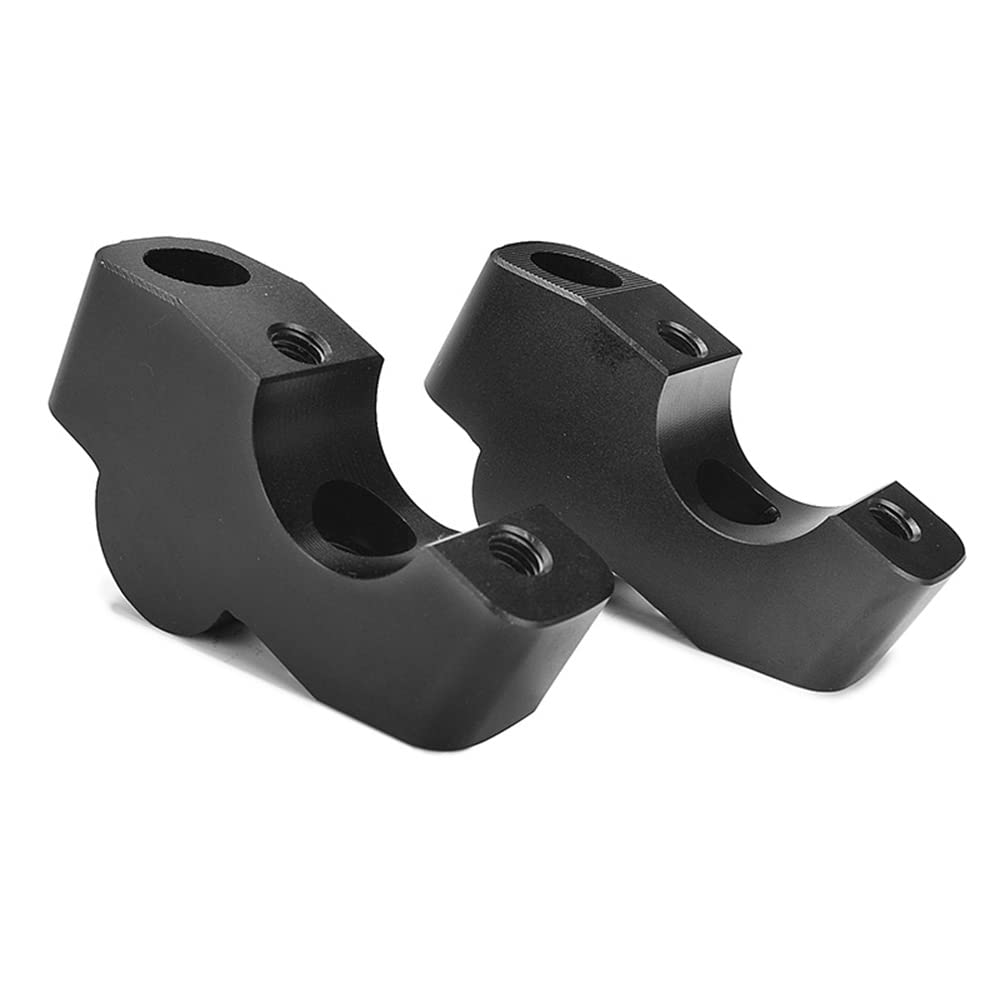 

LEDISHUN Handlebar Risers for Honda CB650R (RH03) 2019-2024 NX400 8BL-NC65, 20mm Backward, 30mm Upward (Uses Handlebars) (Black)
