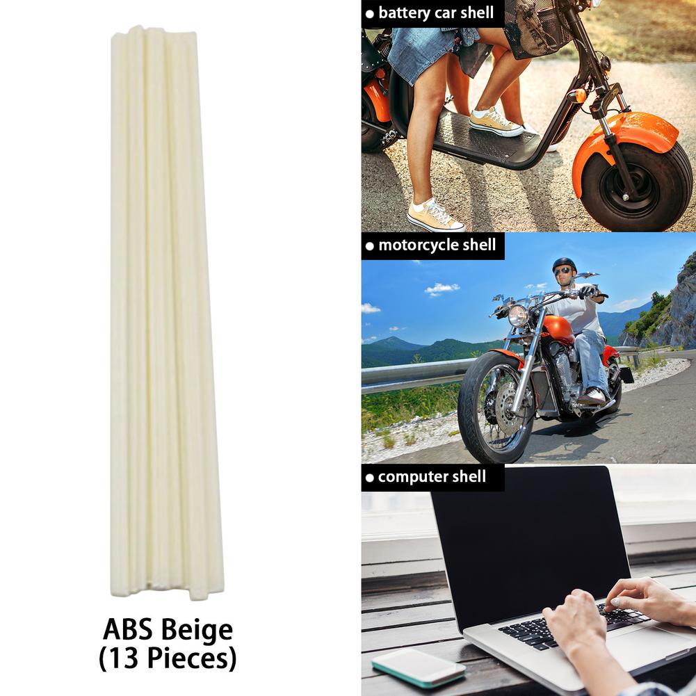 Plastic Welding Rods 200mm Length ABS/PP/PVC/PE Welding Sticks 20*0.5*0.5 Cm For Plastic Welder 50pcs Welding Rods