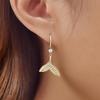 French Retro Zircon Pearl Fishtail Women's Earrings