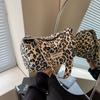 Leopard Pattern High Quality Women's Shoulder Bags Zipper Trendy Handbags Versatile  Casual