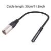 3.5mm To XLR Cable, 1/8 Inch Stereo To 3 Pin XLR Male Cord Adapter Connector, Balanced Male XLR To 3.5mm Female