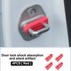 Car Door Shock Absorber Universal Car Door Buckle Soundproof Deadener Damper Cushion Anti-Vibration Buffer Pad 4PCS