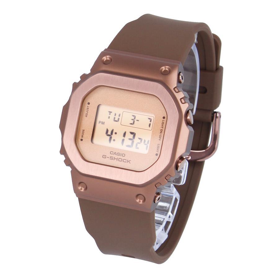 CASIO G-SHOCK GM-S5600BR-5 GM-S5600 Quartz Metal Bezel Simple Calendar Stainless Bronze Wrist Watch For Women Men