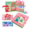 Quiet Felt Book Montessori Sensory Busy Board For Early Activity Learning Book Little Doll House Handmade Felt Books For Travel
