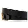 Daks Black Leather Dd Logo Hood Buckle Belt Dbbe2e793bk
