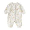 DAVE & BELLA Baby Girl Flower Print Knit Romper