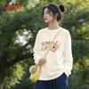 Baleno Women's Pure Cotton Long-Sleeve Puppy Graphic T-Shirt