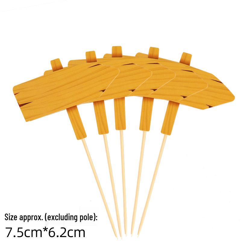 50-Piece Blank Insert Cards for Cake Decorations and Celebrations