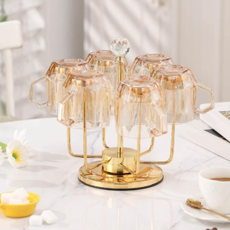 Multifunctional Stainless Steel Organizers For Cups And Jewelry Display Rustproof Construction Elegant Styles