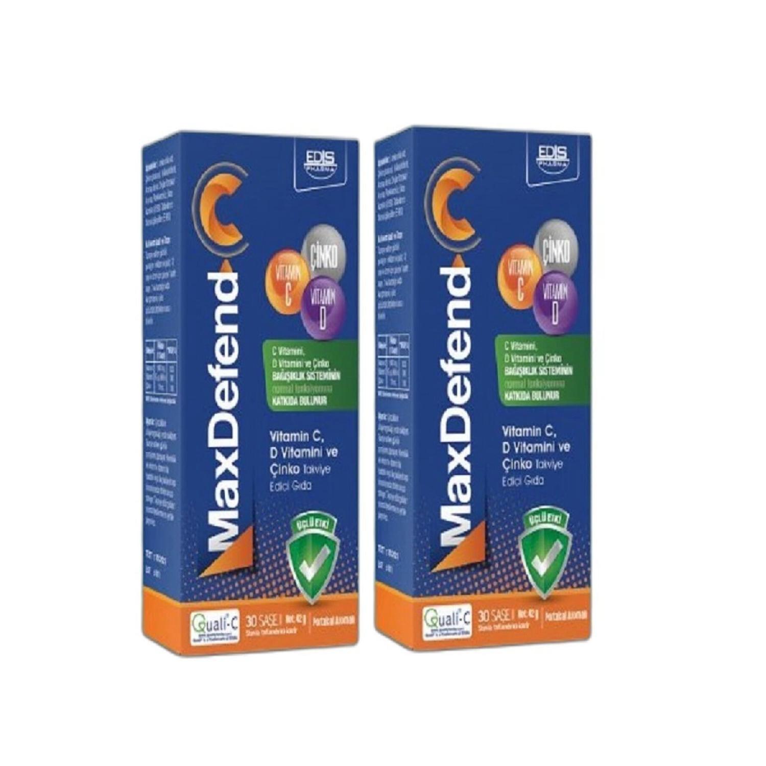 

Maxdefend Vitamin C Vitamin D And Zinc 30 Sae X 2 Pieces