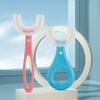 Children's U-shaped Toothbrushes 2-6 Years Old Blue Two