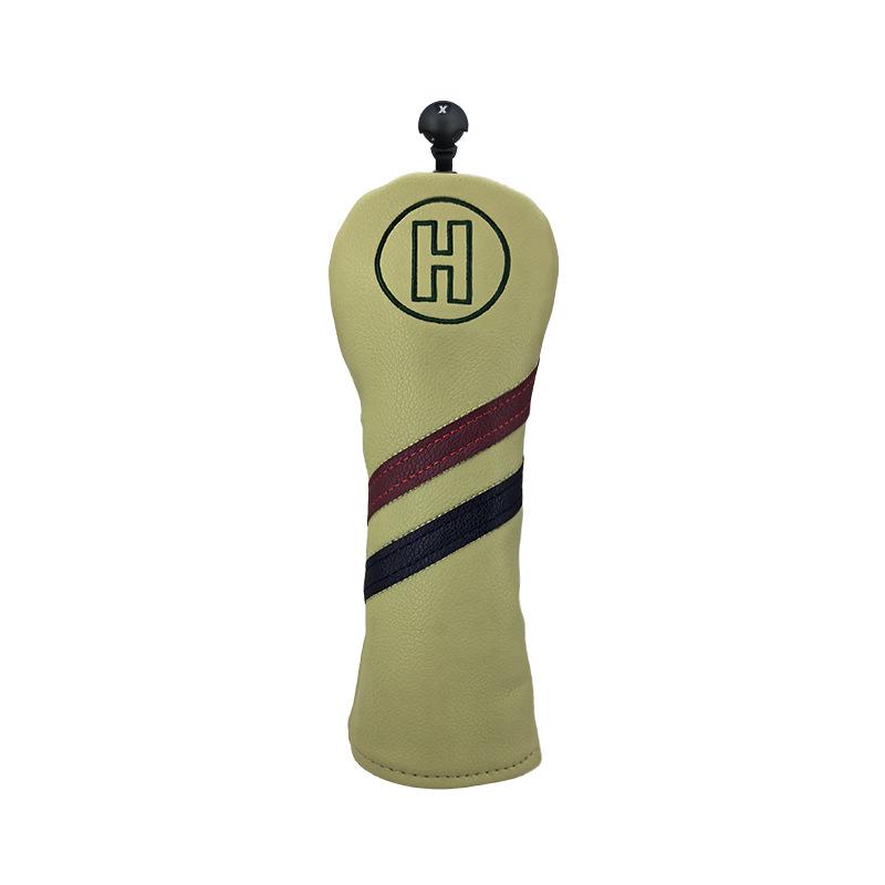 PU Leather Golf Club Protective Sleeve: Head Covers for Woods, Irons, and Putters