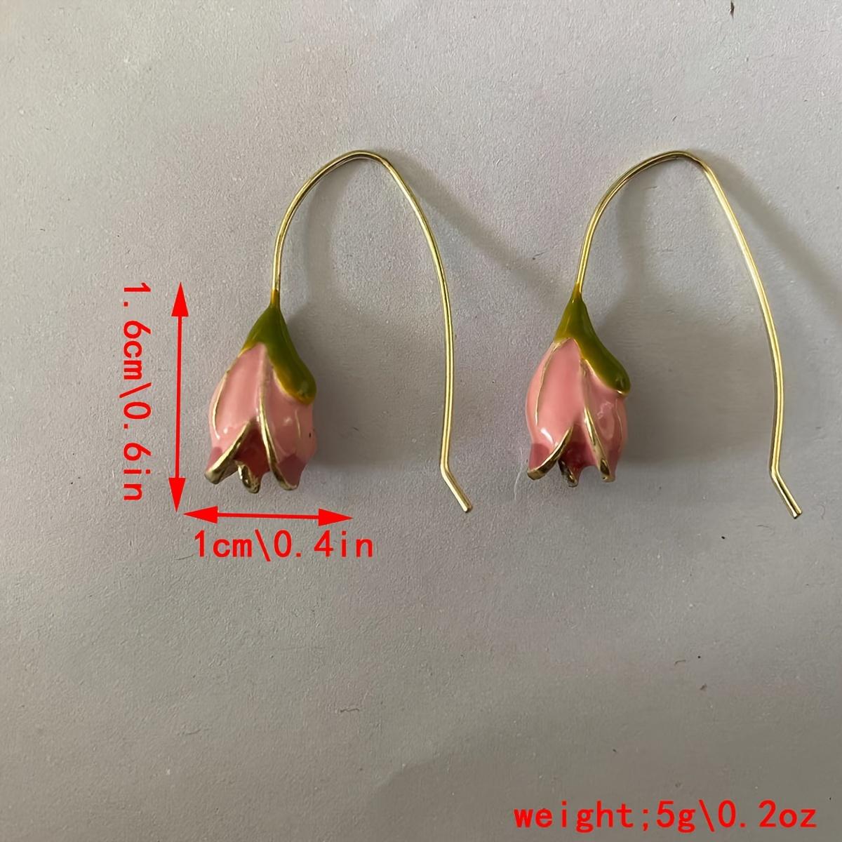 Винтажные серьги-тюльпаны — фото 7