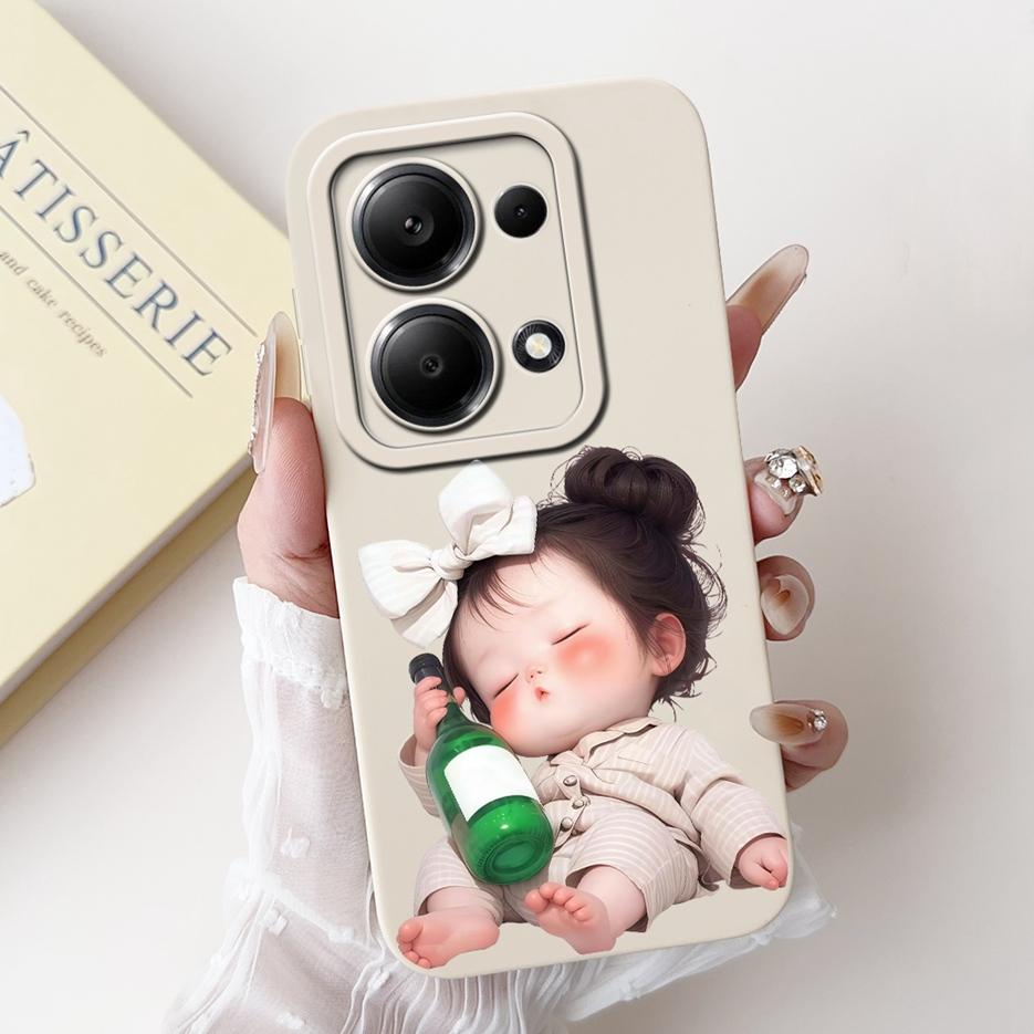 For Xiaomi Redmi Note 13 4G Case Note13 Pro Cute Fashion Candy Painted Cover Soft TPU Phone Case For Redmi Note 13 Pro Plus Bags