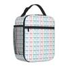Bestselling Adorable Bow Knots Nautical Durable Lunch Bag Office Lunch Lunch Carrier