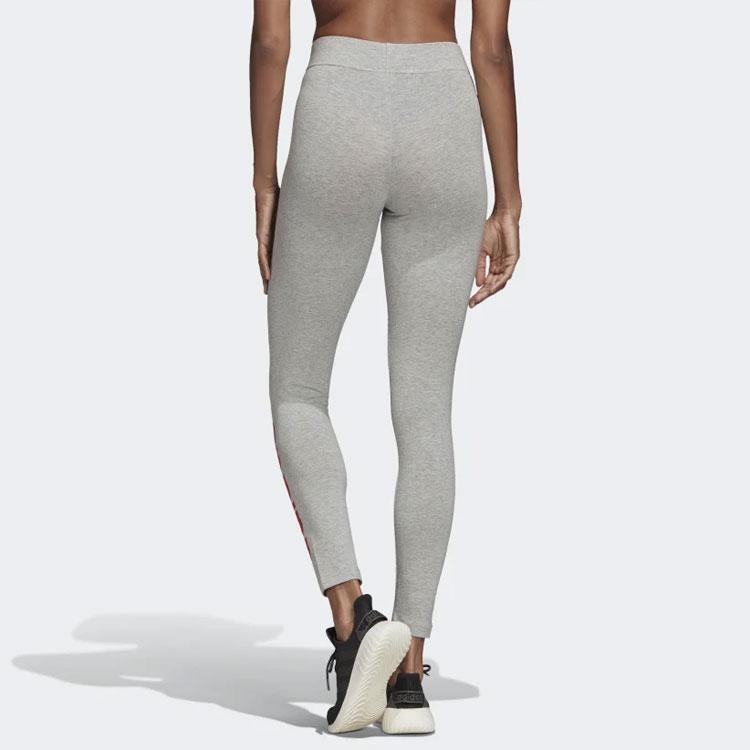 Adidas W E Lin Tight Sports Style Leggings Women Leggings Gray FM6693