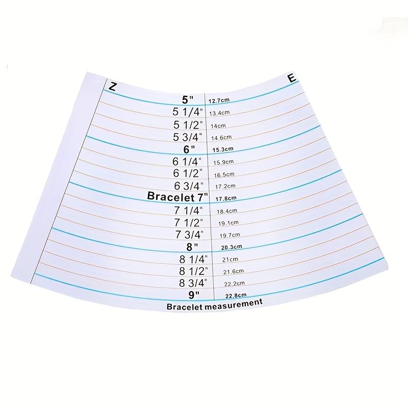 

This versatile bracelet core strap fits 5–9 inch wrists (12.7–22.8 cm). Made of plastic, it is perfect for jewelry making