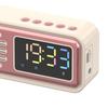 Bluetooth Speaker Portable Innovative Retro Tabletop Alarm Wireless Speaker with LED Color Screen