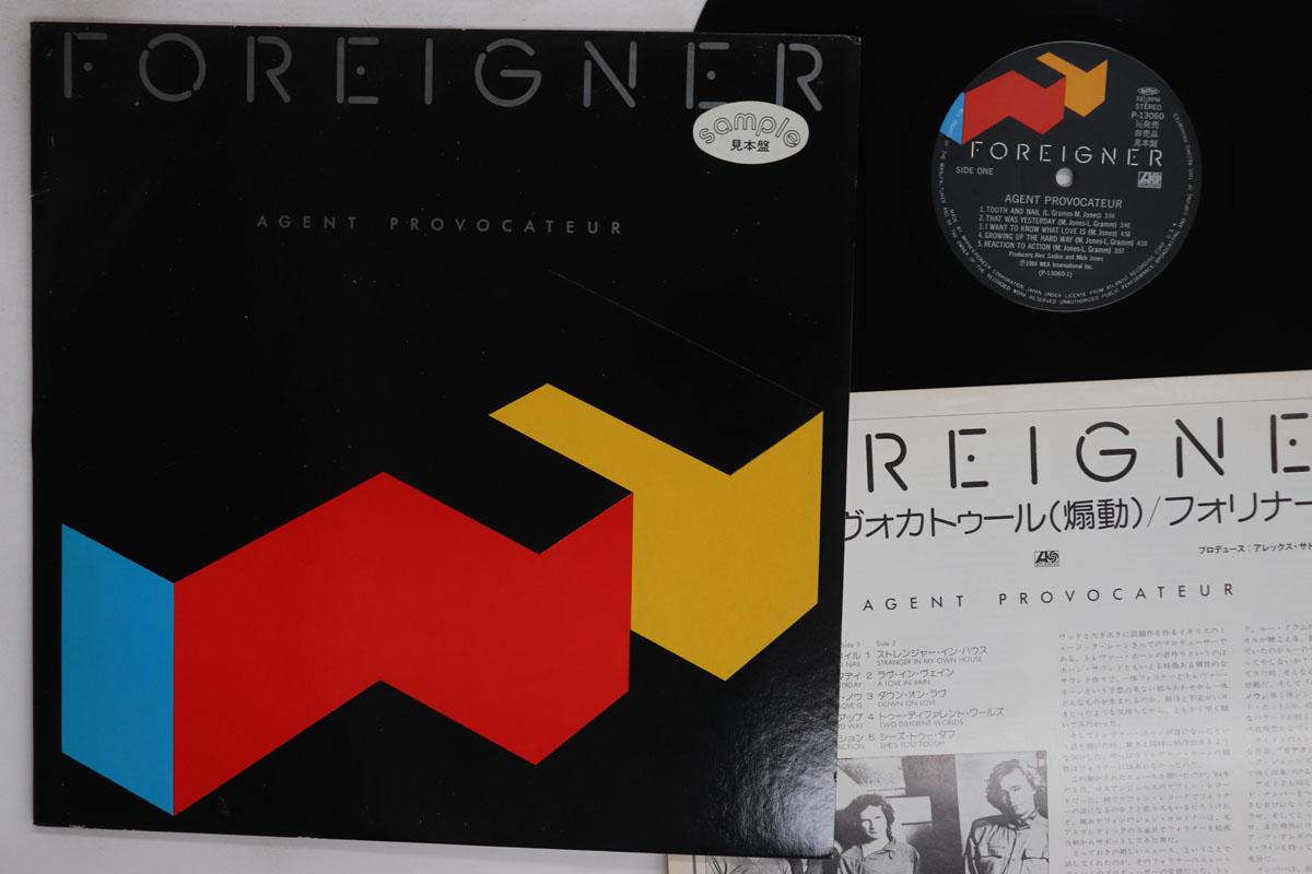 Виниловая пластинка FOREIGNER Agent Provocateur P13060PROMO WARNER PIONEER 1984 Япония Рок Б/у