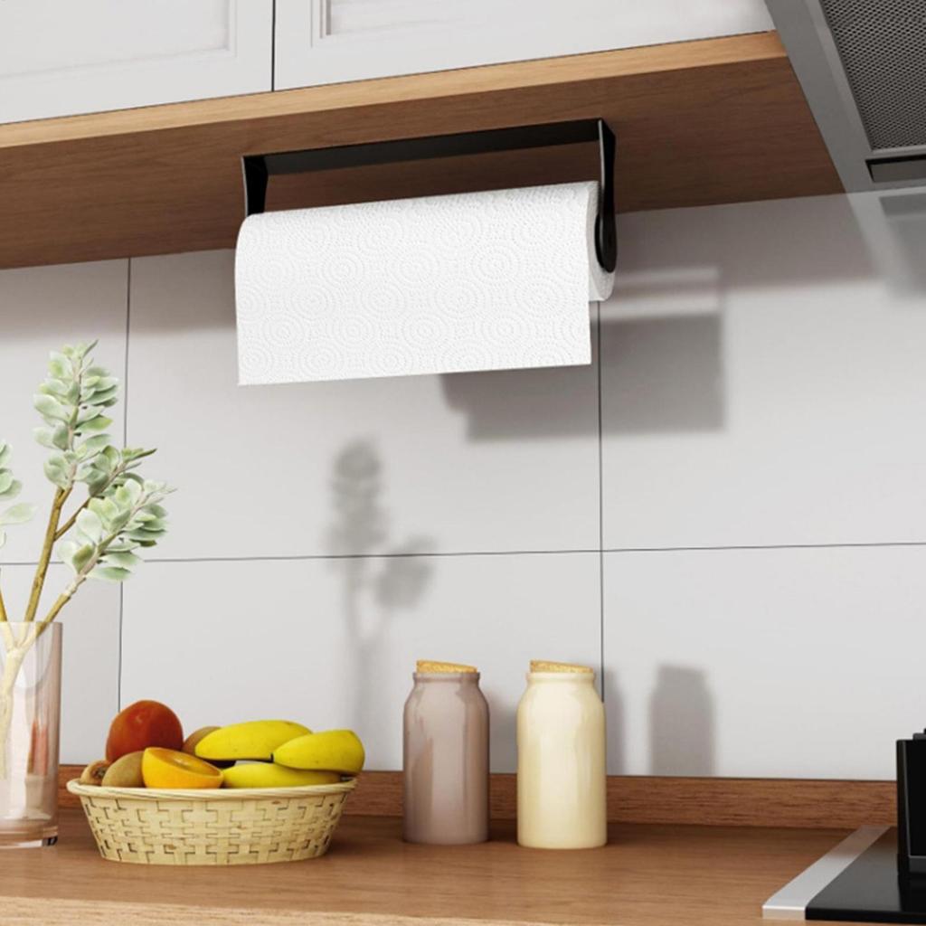 Paper Towel Holders Under Cabinet Dispenser Toilet Paper Roll Holder For Kitchen Bathroom Pantry Laundry Room Office Garage