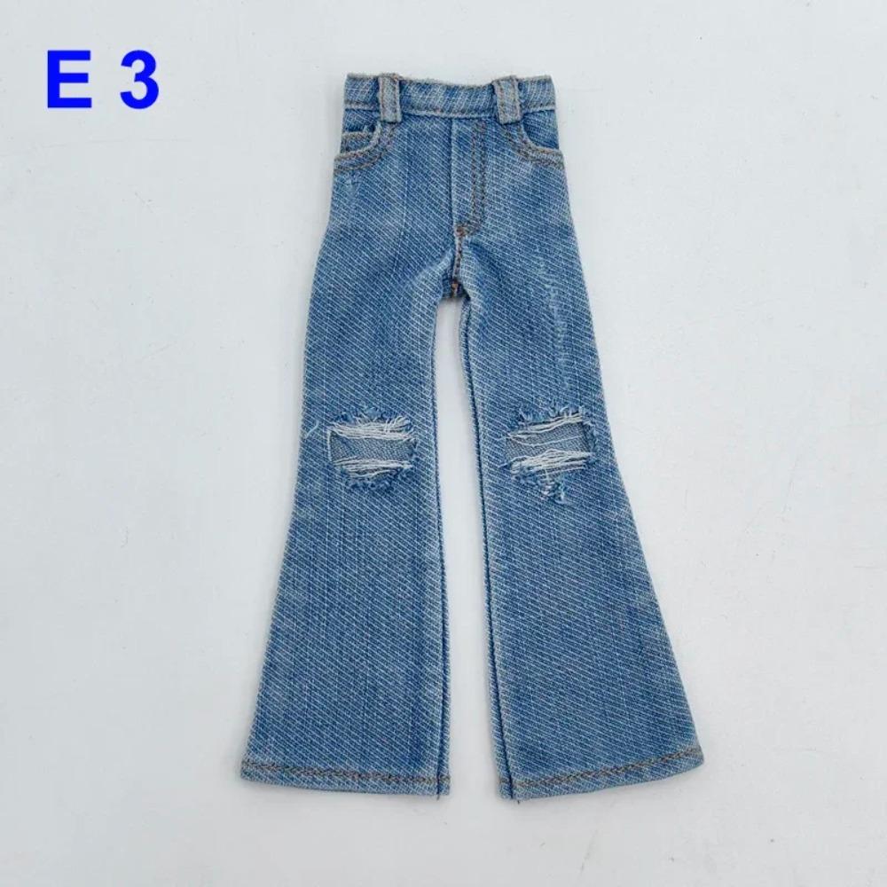 Para Ropa de Muñeca Blythe Pantalones Vaqueros de Campana para Muñecas Ob24 Ob22 Azone Conjunto