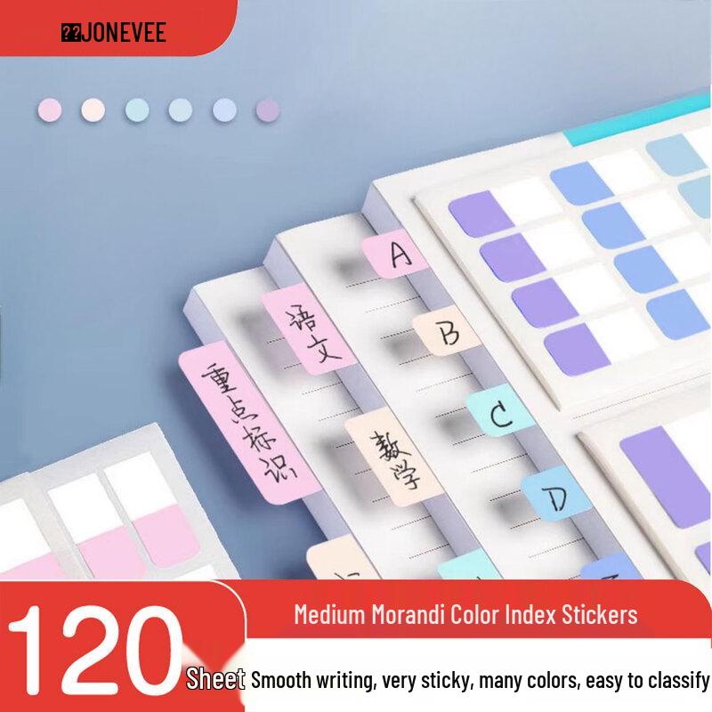 JONEVEE Transparent Index Tabs  Sticky Notes