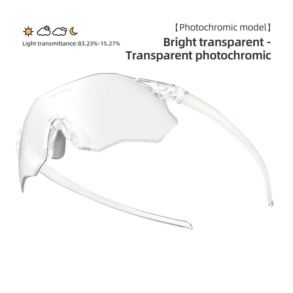 ROCKBROS Cycling Glasses Photochromic/Polarized UV400 Sunglasses MTB Road Bike Eyewear Windproof Goggles Protection Eyewear