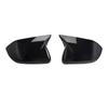LHD For Ford Explorer 2020-2025 Car Sticker Rearview Side Mirror Cover Wing Cap Exterior Door Rear View Case Trim Carbon Fiber