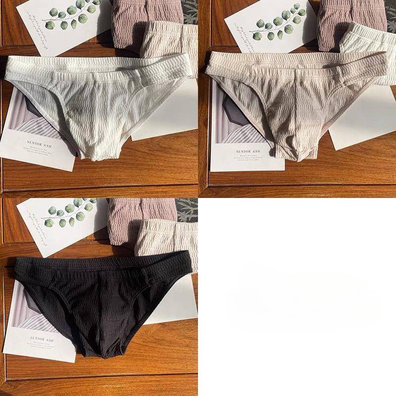 

3 шт. Мужские модные спортивные облегающие сексуальные трусы-треугольники - Стильные низы для молодых мужчин 2XL