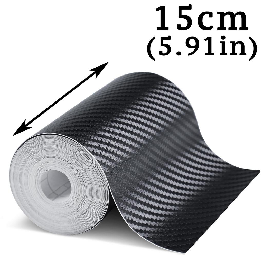 1-10m Nano Carbon Fiber Car 3D Tape Sticker Wrap Door Mirror Paste Protector Strip DIY Protection Film Waterproof Adhesive Vinyl