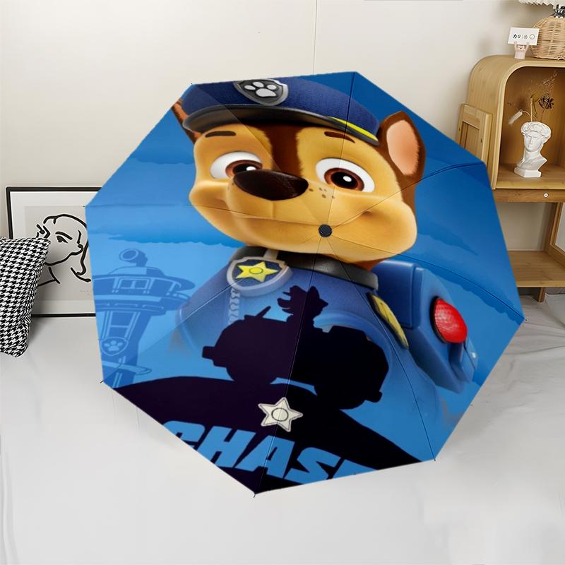 PAW Patrol Theme Automatic Umbrella, Lightweight & Portable, 8 Rib, Perfect for Outdoor Travel, Birthdays, Christmas, Gifts.