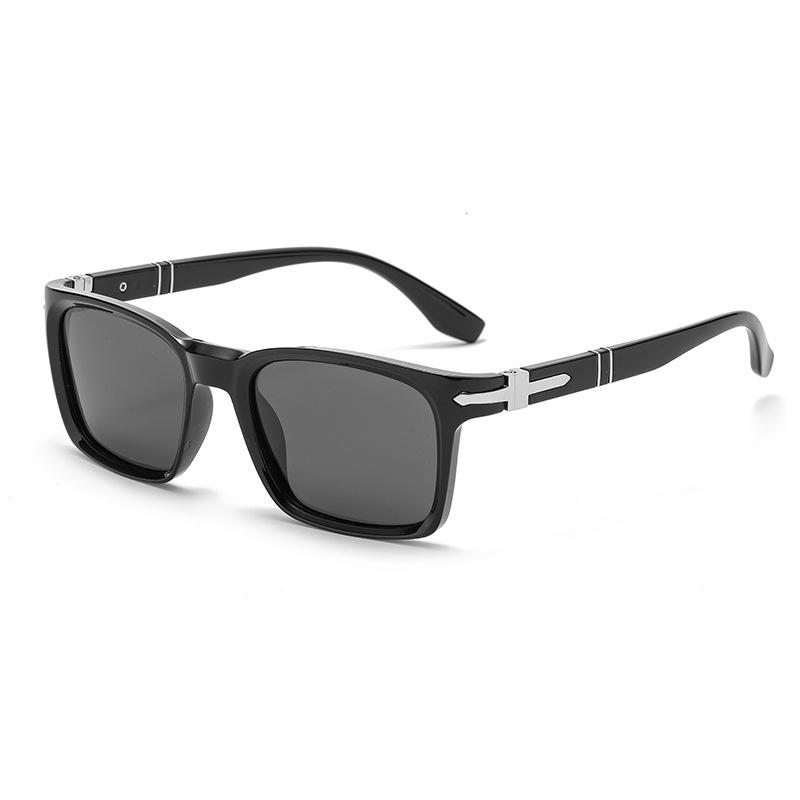 Classic Box Sunglasses Unisex Spring Leg Color Changing Polarized Sunglasses Fashion Face Small Sunglasses