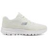 Skechers Sport Womens Trendy Low-Top Casual Running Shoes Women Sneaker White 12615-WLB