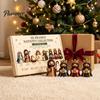 DIY Holiday Crafts for Kids 3D Nativity Bead Craft Kit Christmas Decoration, Beaded Handmade Figures Scene Figurine Set Adults Family, Home