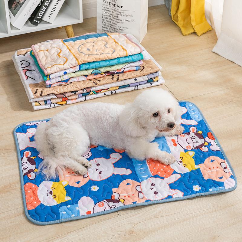 Non-Slip Pet Cotton Mat Washable Pad Mat for Dogs Cat Blanket Sofa Breathable Pet Dog Bed for Small Medium Large Dogs